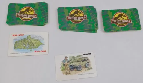 Wild Card in The Lost World Jurassic Park Hunt ... and Be Hunted Card Game