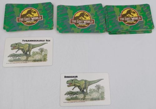 Wrong Choice in The Lost World Jurassic Park Hunt ... and Be Hunted Card Game