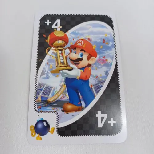 Bob'omb Card in UNO Mario Kart