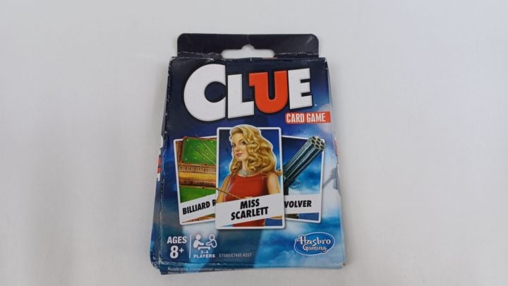 Box for the Clue Card Game