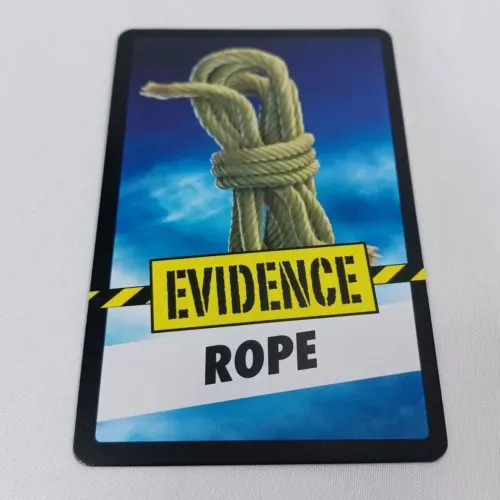 Receive Evidence Card in Clue Card Game