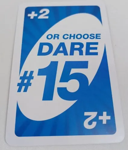 Dare Card Example in UNO Dare!