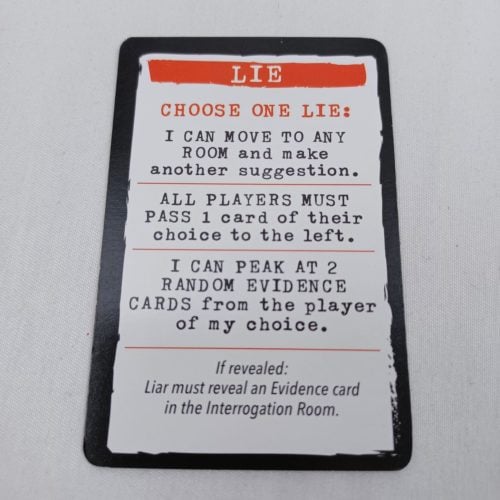 Lie Card