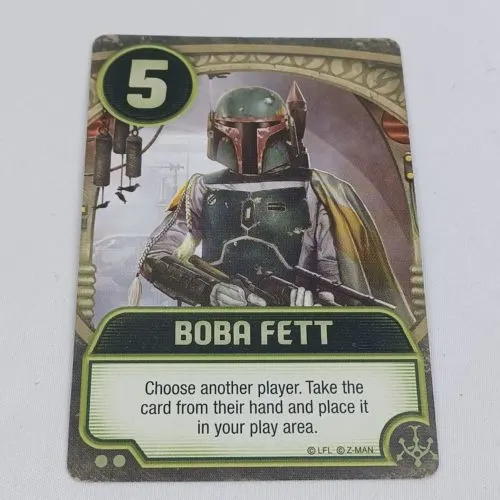 Boba Fett Card From Star Wars: Jabba's Palace