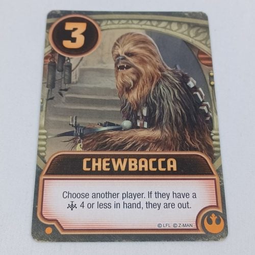 Chewbacca Card From Star Wars Jabba's Palace