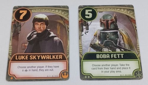 Luke Skywalker Card Example