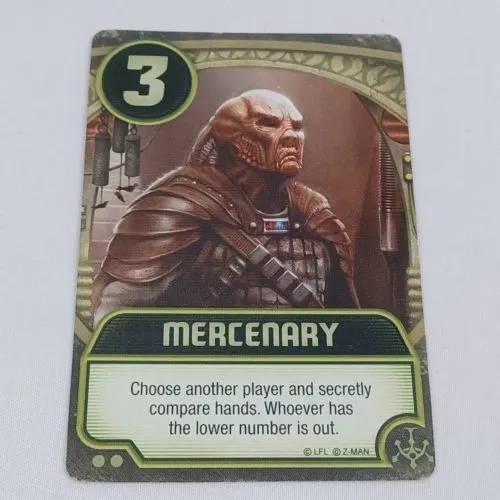 Mercenary Card From Star Wars: Jabba'a Palace