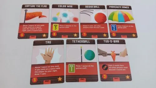 Games Cards in Summer Camp