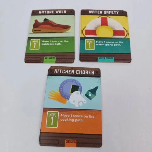 Move One Space Cards in Summer Camp