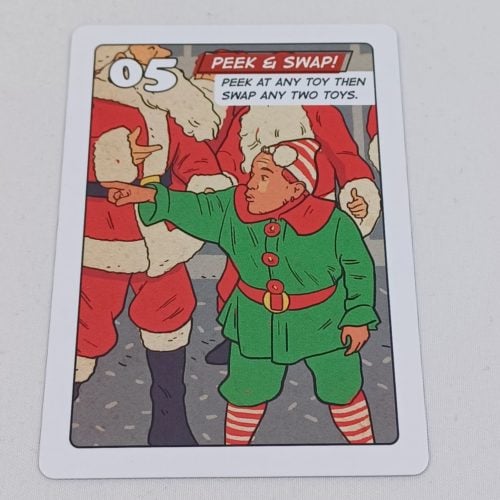 Peek & Swap Card in Jingle All the Way: It's Turbo Time!