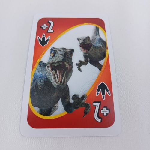 Draw Two Card UNO: Jurassic World Dominion