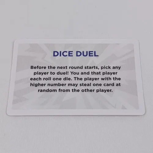 Dice Duel Power Up Card