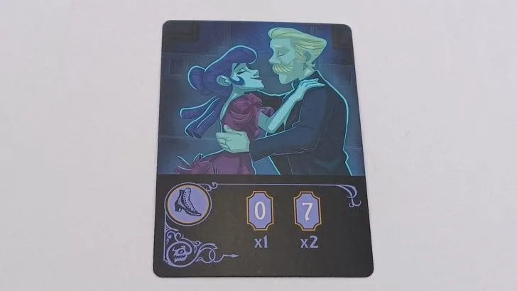 Dancing Ghosts Card in Disney The Haunted Mansion Call of the Spirits