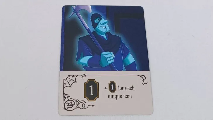 Executioner Card in Disney The Haunted Mansion Call of the Spirits