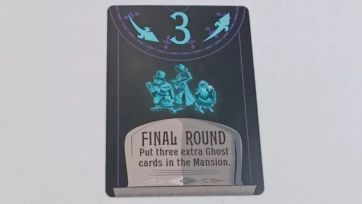 Final Round Card in Disney The Haunted Mansion Call of the Spirits
