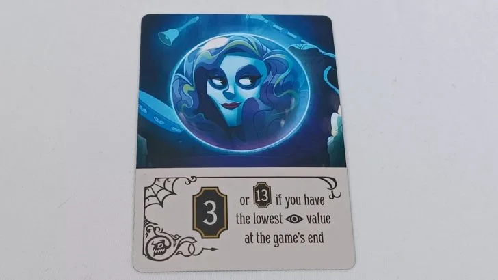 Madame Leota Card in Disney The Haunted Mansion Call of the Spirits