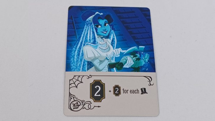 The Bride Card in Disney The Haunted Mansion Call of the Spirits