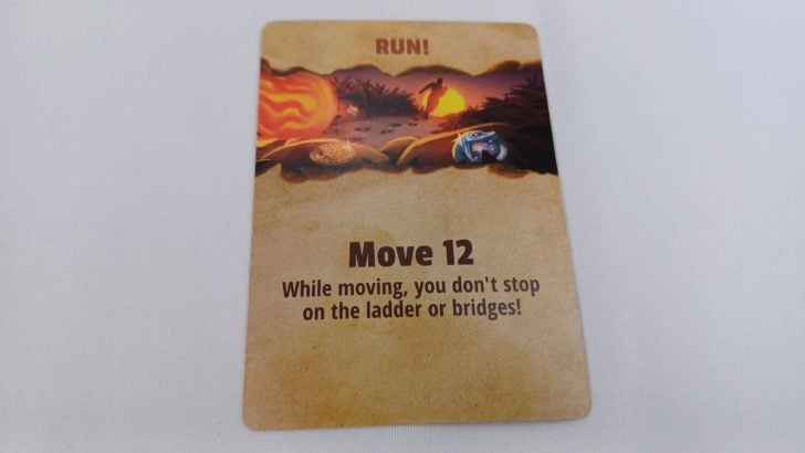 Run! Card in Fireball Island: Race to Adventure