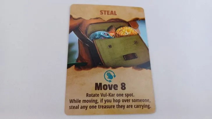 Steal Card in Fireball Island: Race to Adventure