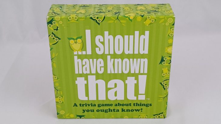 I Should Have Known That! Trivia Board Game: Rules and Instructions for How to Play