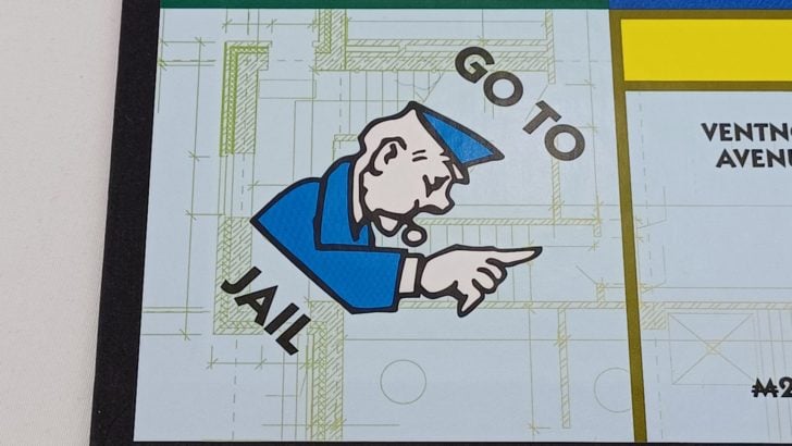 Go To Jail Space in Monopoly Builder