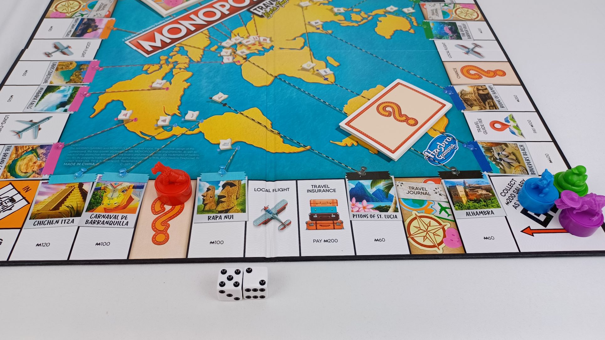 Movement in Monopoly Travel World Tour
