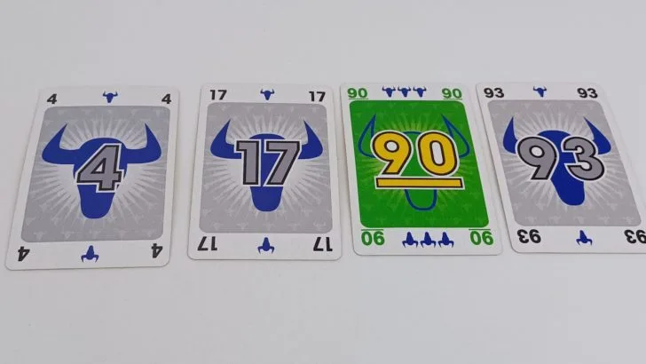 Played Cards in Take 5