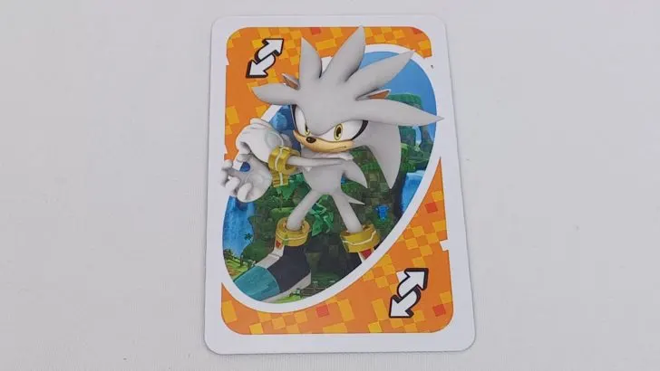Reverse Card in UNO Sonic the Hedgehog