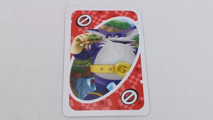 Skip Card in UNO Sonic the Hedgehog