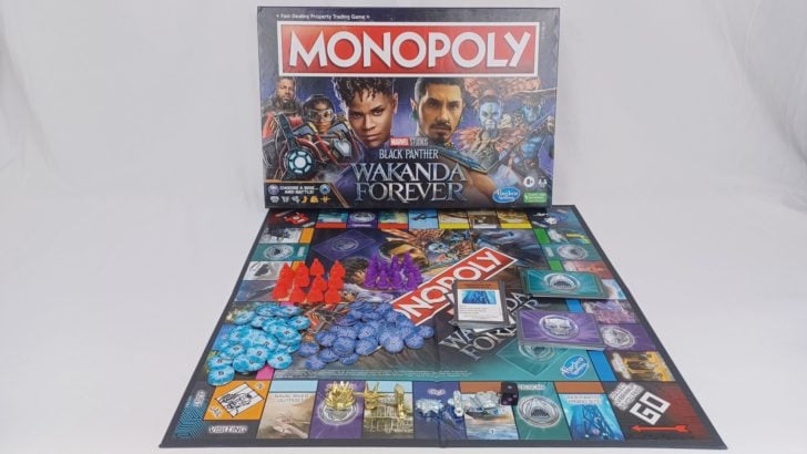 Components for Monopoly Black Panther: Wakanda Forever