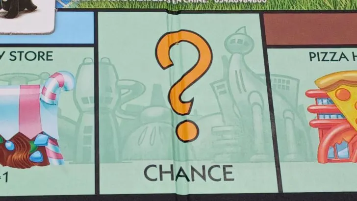 Chance Space in Monopoly Junior