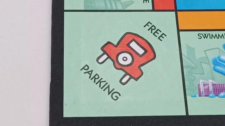 Free Parking Space in Monopoly Junior