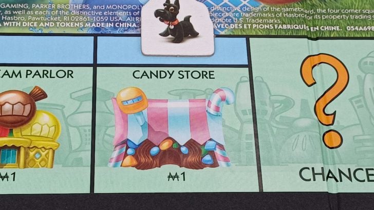 Owned Property Space in Monopoly Junior