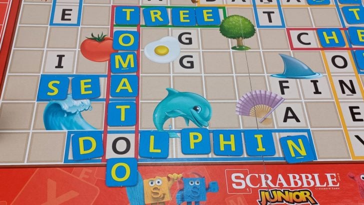 Completing Two Words in Scrabble Junior