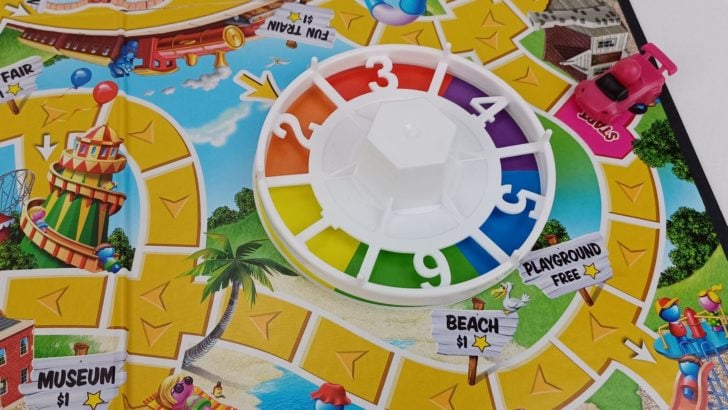 Spinning the Spinner in The Game of Life Junior
