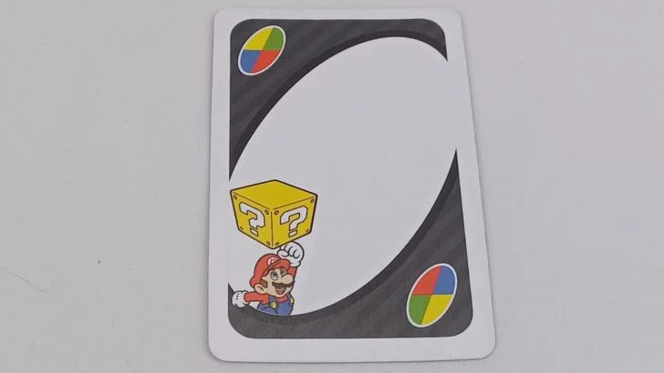 Customizable Card in UNO Super Mario
