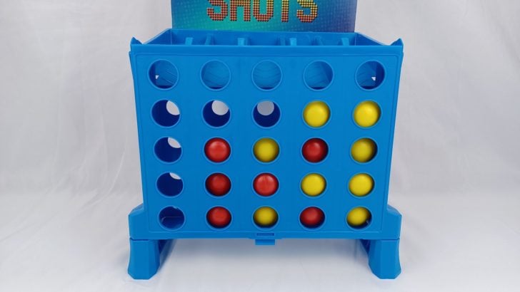 Winning Vertically in Connect 4 Shots