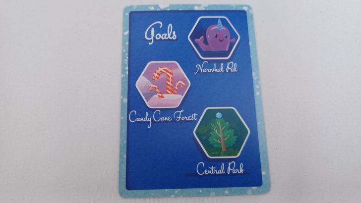 Goal Card in Elf Journey from the North Pole