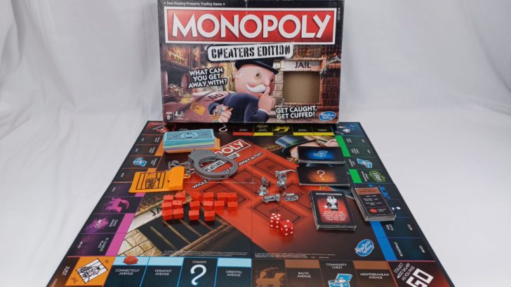 Components in Monopoly Cheaters Edition