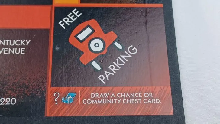 Free Parking Space in Monopoly Cheaters Edition