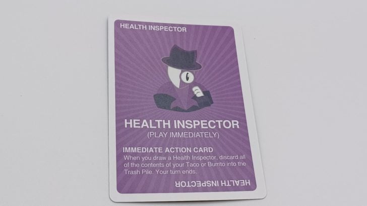 Health Inspector Card in Taco vs. Burrito