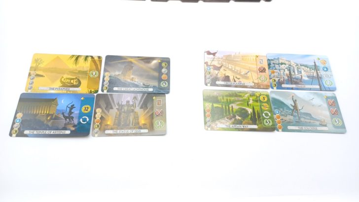Choosing Wonder Cards in 7 Wonders Duel