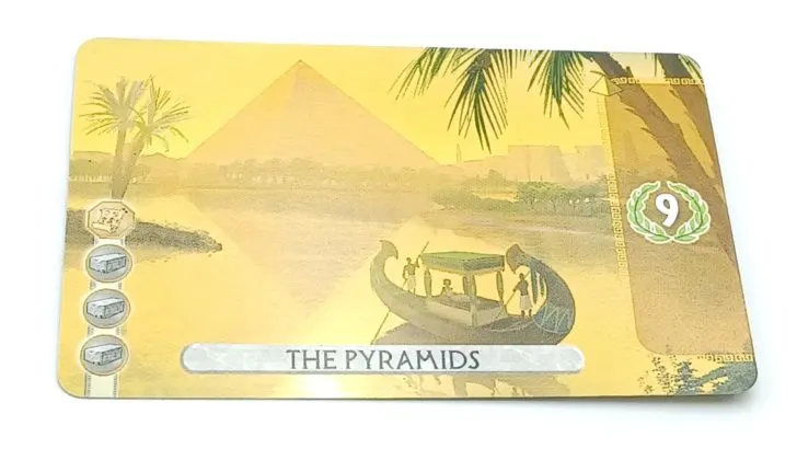 The Pyramids Wonder Card