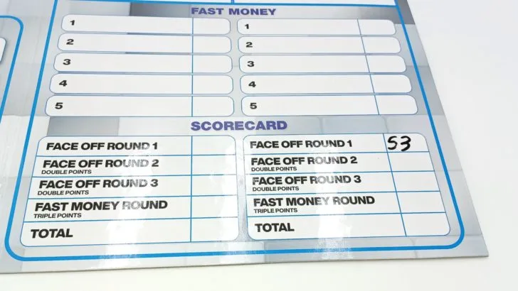 Scoring Points from Face Off Round in Family Feud Platinum Edition