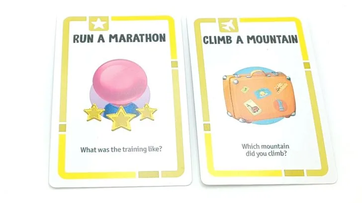 Adventure Cards in The Game of Life: Goals