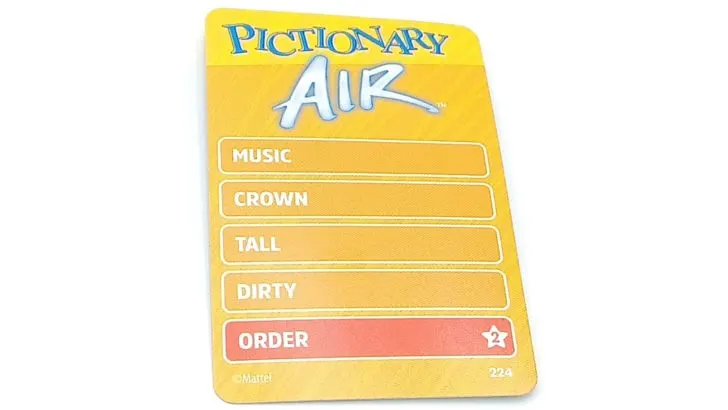 Card for Pictionary Air