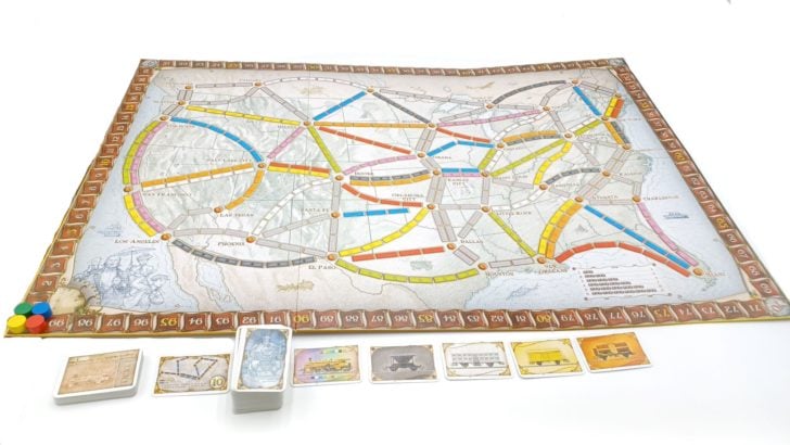 Setup for Ticket to Ride