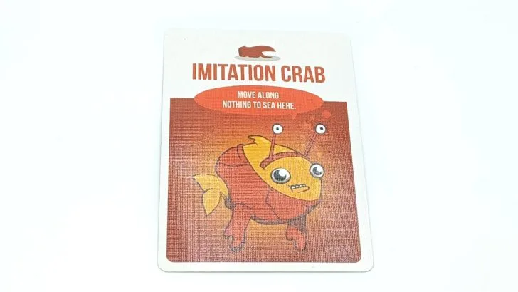 Imitation Crab Card in You've Got Crabs