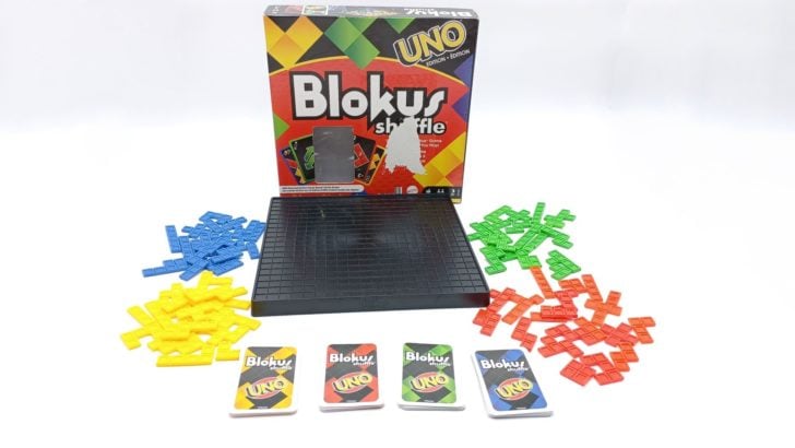 Components for Blokus Shuffle: UNO Edition