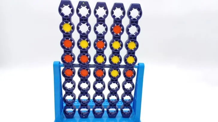 Both Players Win Connect 4: Spin